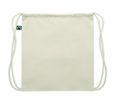 Logo trade corporate gift photo of: Drawstring bag Fairtrade