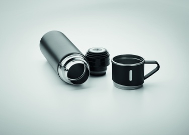 Logo trade corporate gifts picture of: Double wall bottle and cup set