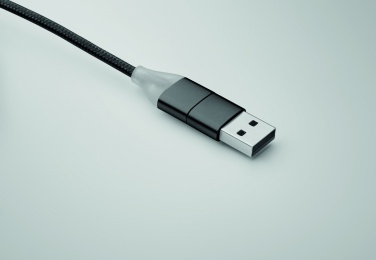 Logo trade promotional merchandise picture of: 4 in 1 charging cable type C