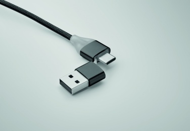 Logo trade corporate gift photo of: 4 in 1 charging cable type C