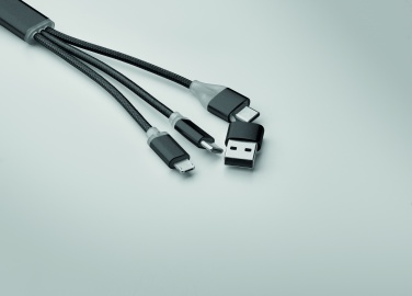 Logo trade promotional items image of: 4 in 1 charging cable type C