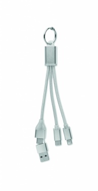 Logo trade promotional merchandise image of: 4 in 1 charging cable type C