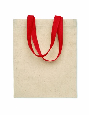 Logo trade promotional merchandise picture of: Small cotton gift bag140 gr/m²