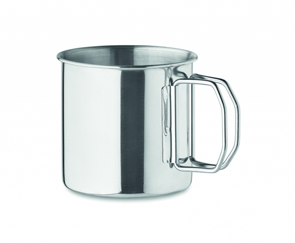 Logo trade advertising products image of: Stainless steel mug 330 ml