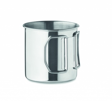 Logo trade promotional giveaways image of: Stainless steel mug 330 ml