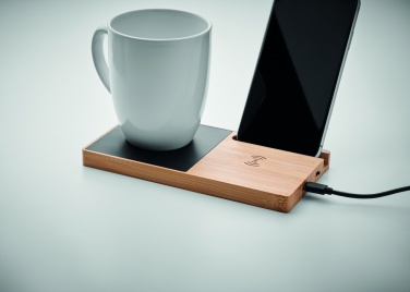 Logo trade corporate gifts picture of: 1Wireless charger mug warmer