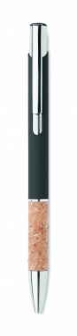 Logotrade promotional item image of: Ballpoint pen made of aluminum with a cork grip