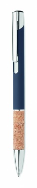 Logotrade business gift image of: Ballpoint pen made of aluminum with a cork grip