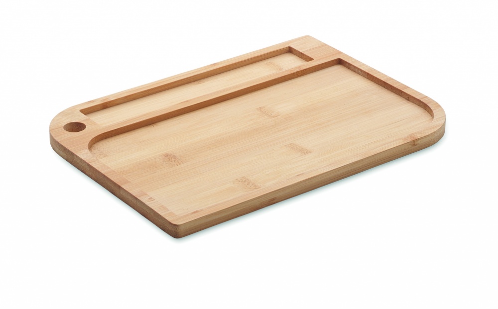 Logo trade corporate gift photo of: Meal plate in bamboo