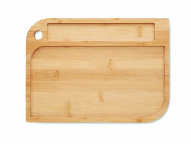 Logo trade promotional items image of: Meal plate in bamboo