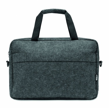 Logo trade promotional products image of: 15 inch RPET felt laptop bag