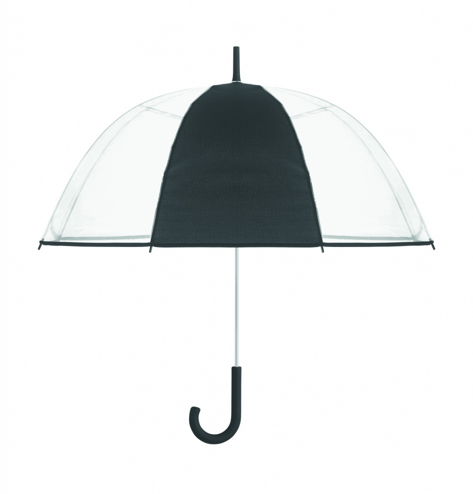 Logo trade advertising products image of: Transparent 23 inch manual open umbrella