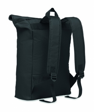 Logo trade business gift photo of: 600Dpolyester rolltop backpack