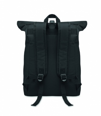 Logo trade promotional gifts picture of: 600Dpolyester rolltop backpack