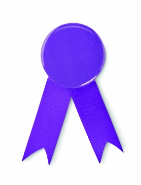 Logo trade promotional items image of: Ribbon style badge pin