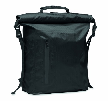 Logo trade promotional merchandise picture of: RPET waterproof rolltop bag