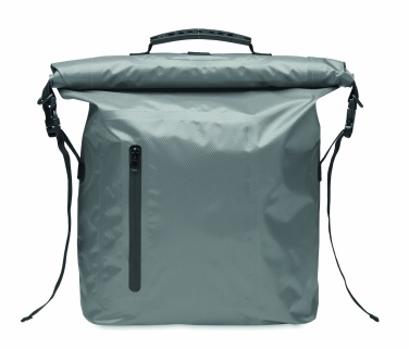 Logo trade business gifts image of: RPET waterproof rolltop bag