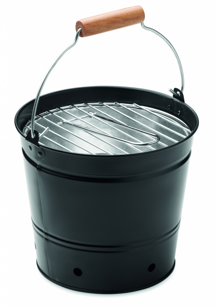 Logo trade advertising products image of: Portable bucket barbecue