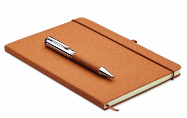 Logotrade corporate gifts photo of: Recycled leather notebook set