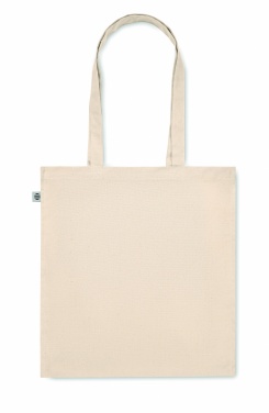 Logo trade promotional products image of: Organic cotton shopping bag