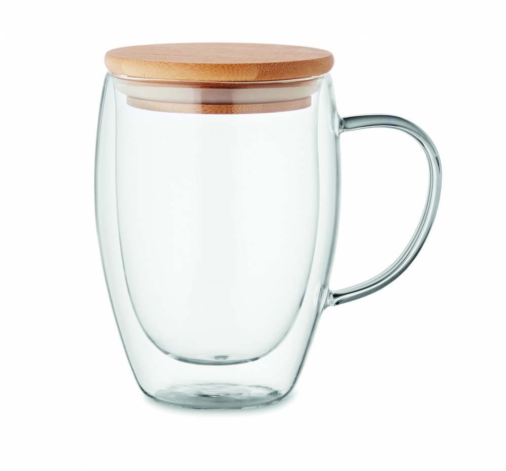 Logotrade promotional item image of: Double wall borosilicate mug