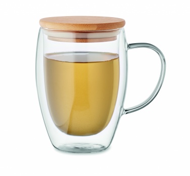 Logo trade promotional gifts picture of: Double wall borosilicate mug