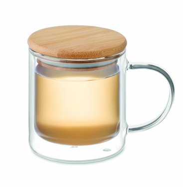 Logo trade corporate gifts picture of: Double wall borosilicate mug