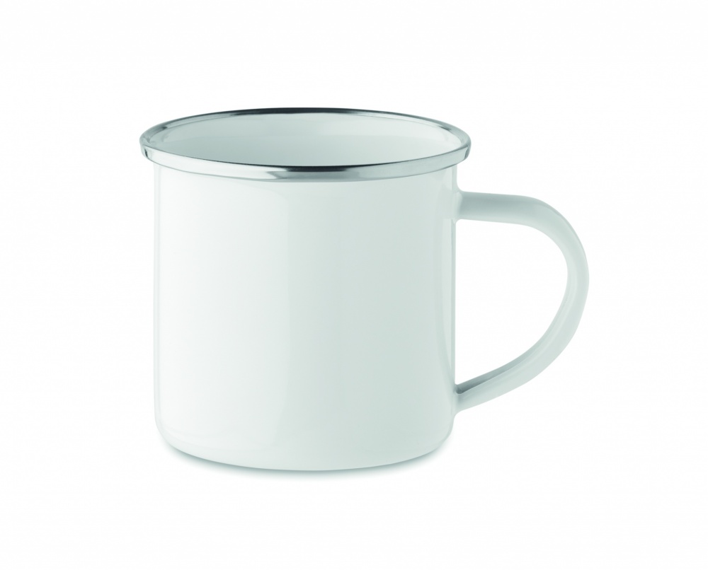 Logo trade promotional items image of: Enamel sublimation mug 200ml