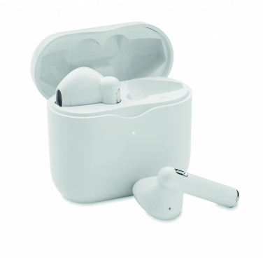 Logo trade promotional gifts picture of: TWS earbuds with charging base