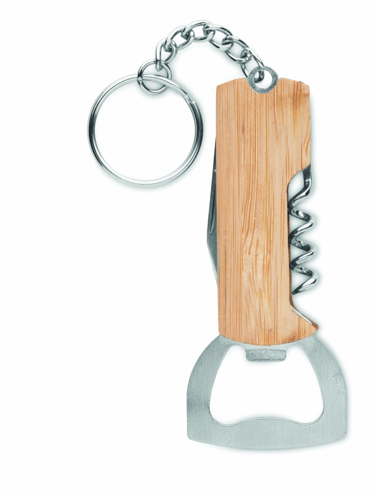 Logo trade promotional items picture of: 3 in 1 bamboo pocket tool