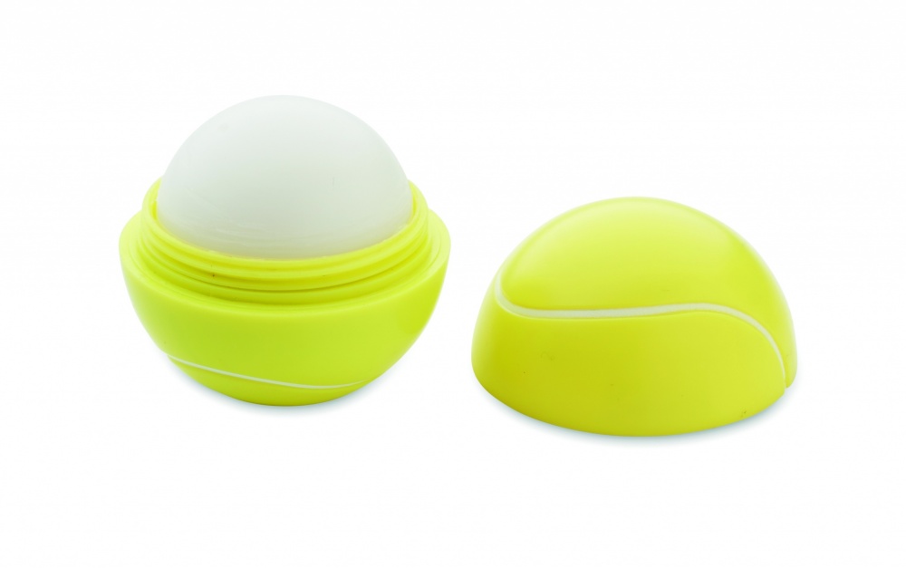 Logotrade promotional item image of: Lip balm in tennis ball shape