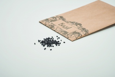 Logotrade promotional giveaways photo of: Basil seeds in craft envelope