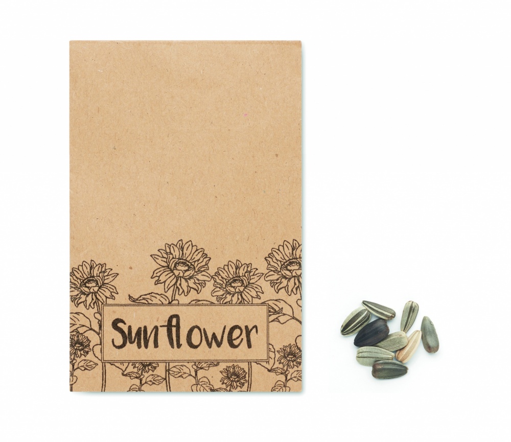 Logo trade promotional merchandise picture of: Sunflower seeds in envelope