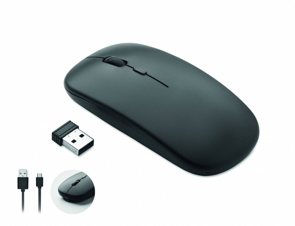 Logo trade corporate gifts image of: Rechargeable wireless mouse