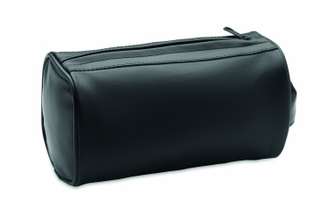 Logo trade promotional merchandise photo of: Soft PU cosmetic bag and zipper