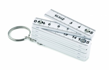 Logotrade promotional merchandise image of: Carpenters ruler key ring 50cm Kotka