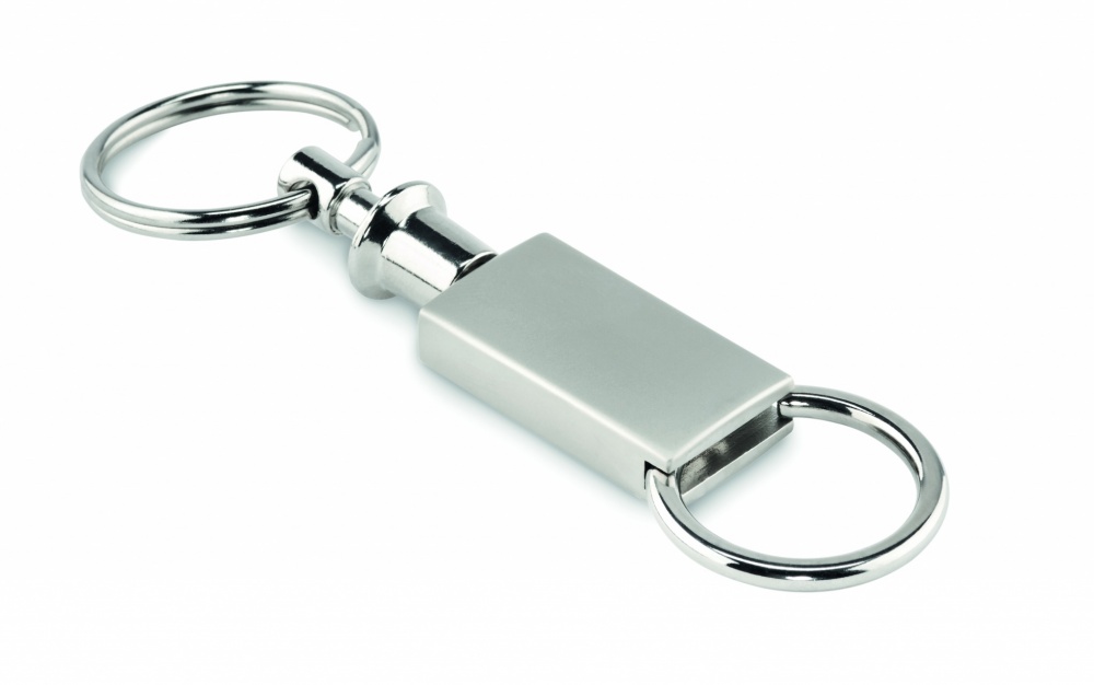 Logo trade promotional gifts image of: Pull apart split key ring Kajaani