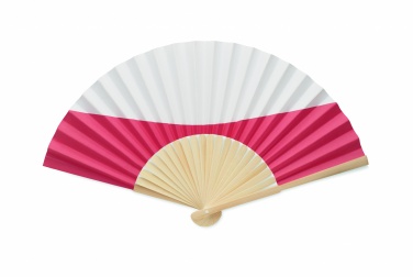 Logo trade promotional merchandise image of: Manual fan flag design