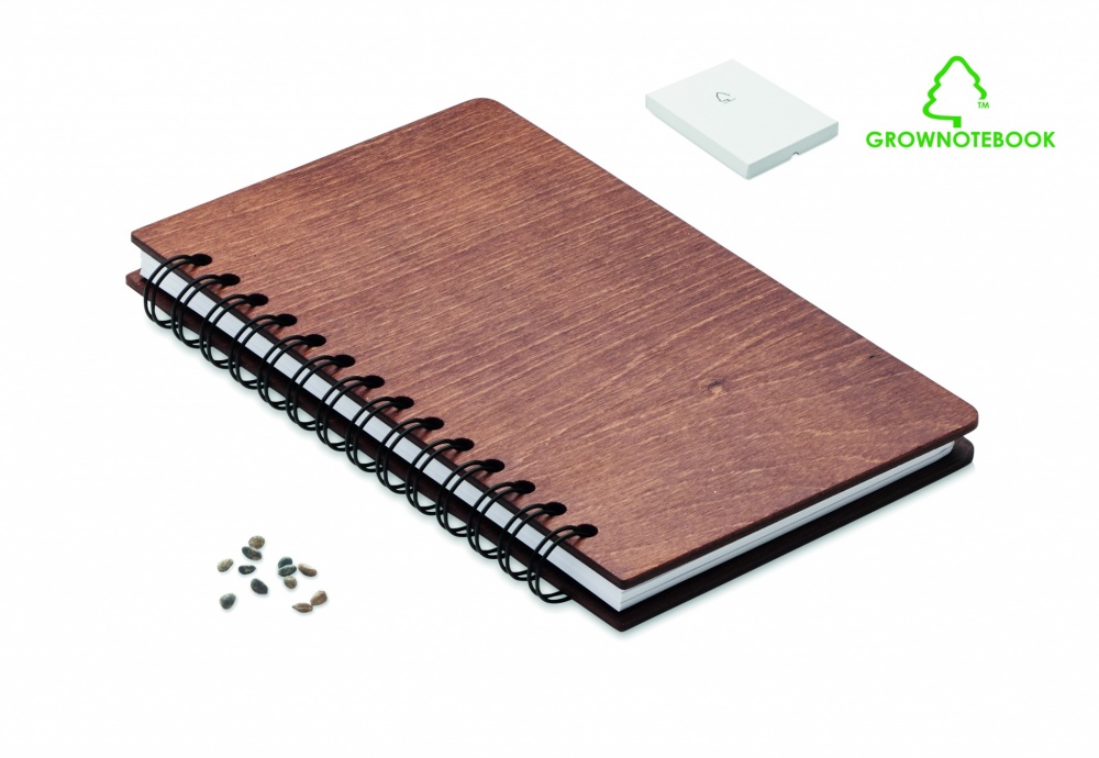 Logotrade corporate gift picture of: A5 Birch tree GROWBOOK™