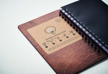 Logo trade promotional giveaways image of: A5 Birch tree GROWBOOK™