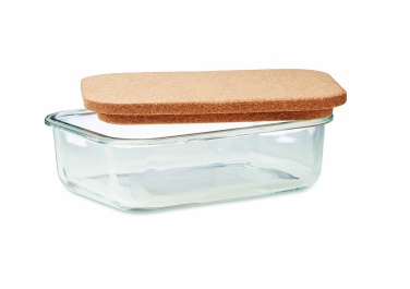 Logotrade promotional giveaway picture of: Glass lunch box with cork lid