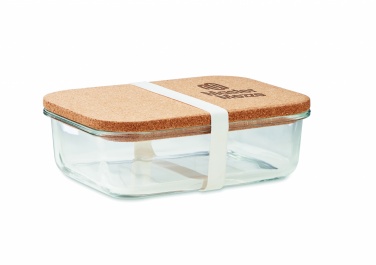 Logotrade corporate gift image of: Glass lunch box with cork lid