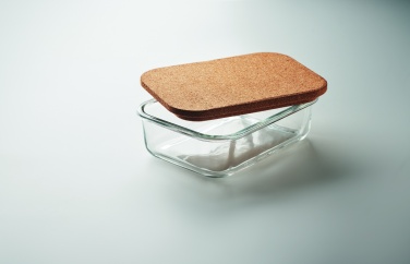 Logotrade promotional gift image of: Glass lunch box with cork lid