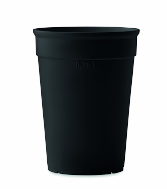 Logotrade promotional gift picture of: Recycled PP cup capacity 250 ml