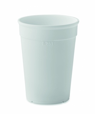 Logotrade promotional giveaway picture of: Recycled PP cup capacity 250 ml