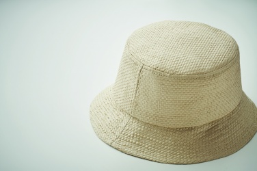 Logo trade promotional gift photo of: 9aper straw bucket hat