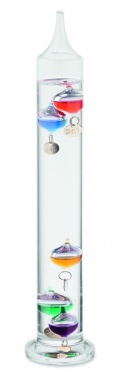 Logo trade business gifts image of: Galileo thermometer glass 28cm