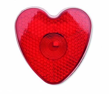 Logotrade promotional merchandise picture of: Heart shaped reflector light