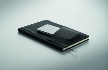 Logotrade corporate gift image of: A5 notebook PU front pocket