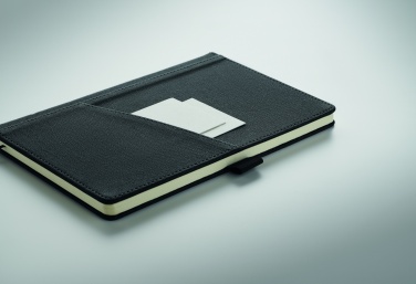 Logotrade corporate gift picture of: A5 notebook PU front pocket